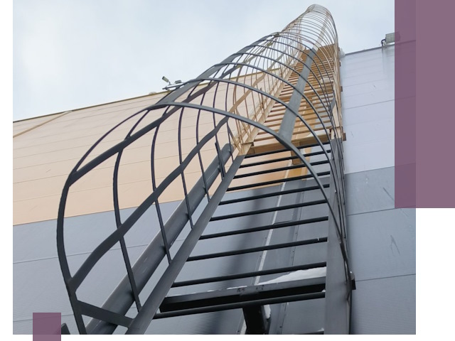 Изготовление и монтаж пожарных лестниц в Назарове профессионально