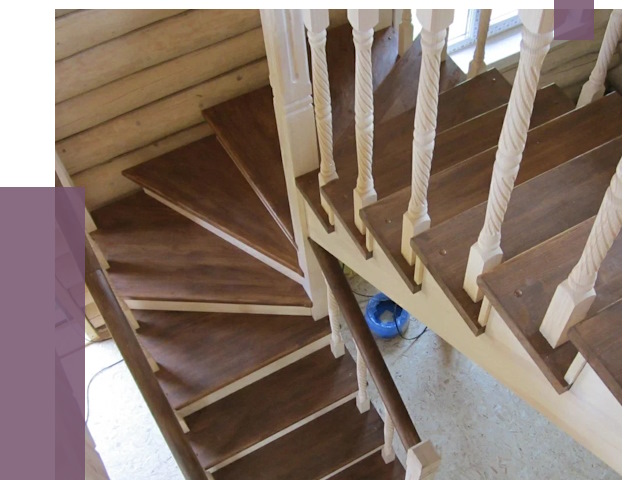 Реставрация деревянных лестниц в Назарове от 4317 руб.