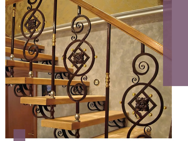 Изготовление кованых лестниц под ключ в Назарове