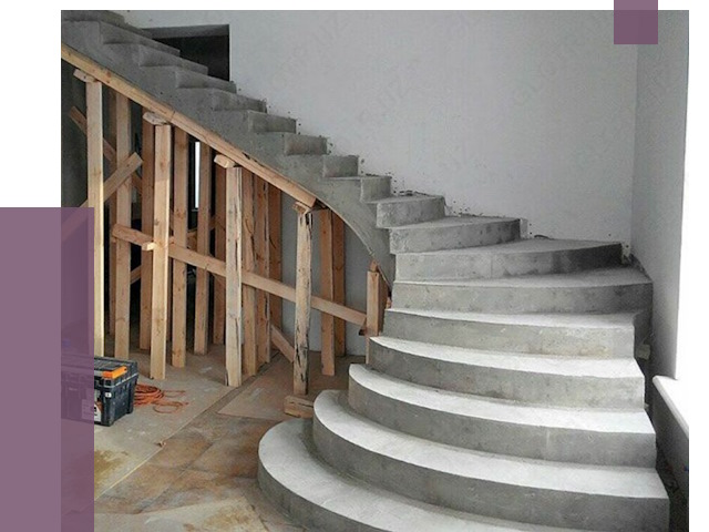 Изготовление бетонных лестниц под ключ в Назарове от 20042 руб. | ПРОЛЁТ-Нрв