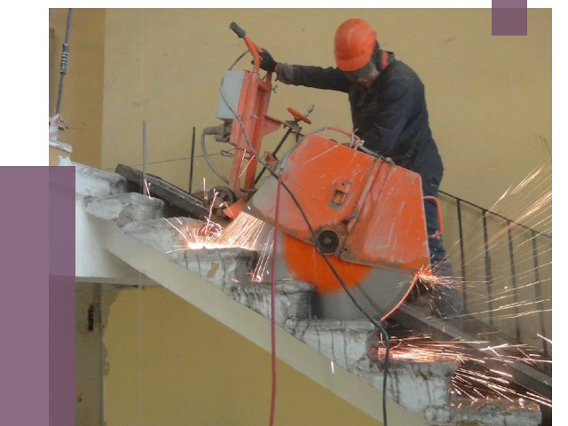 Демонтаж бетонных лестниц в Назарове от 4625 руб. за м2 | ПРОЛЁТ-Нрв