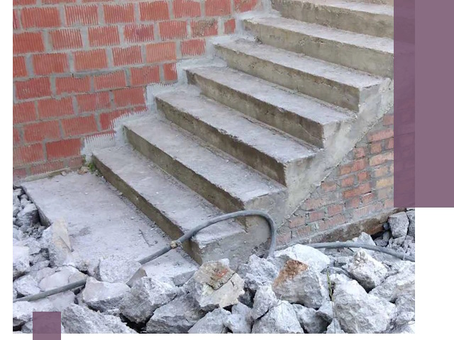 Демонтаж бетонных лестниц в Назарове: быстро и безопасно