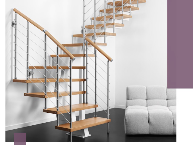 Модульные лестницы под ключ в Назарове — монтаж и изготовление