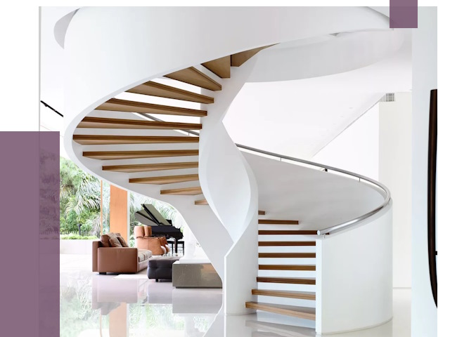 Винтовые лестницы в Назарове под ключ от 48821 руб. | ПРОЛЁТ-Нрв