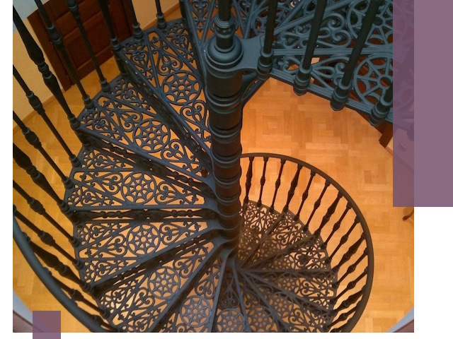 Винтовые лестницы под ключ в Назарове: производство и монтаж