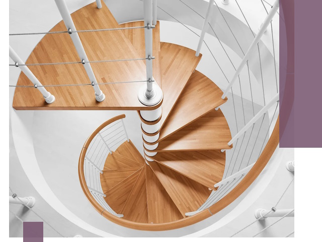 Изготовление винтовых лестниц под ключ в Назарове