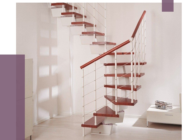 Изготовление лестниц на больцах в Назарове от 9764 руб. | ПРОЛЁТ-Нрв