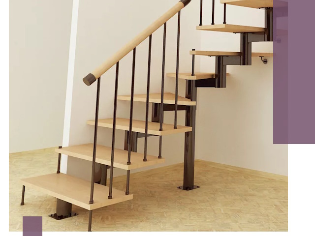 Монтаж лестниц на больцах в Назарове — быстро и надежно