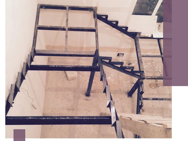 Монтаж лестниц на металлокаркасе в Назарове быстро и качественно