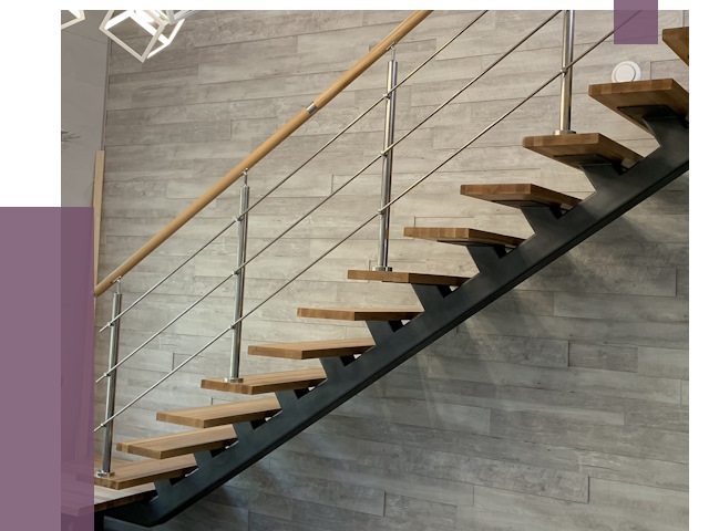 Изготовление лестниц на монокосоуре в Назарове от 76571 руб. 