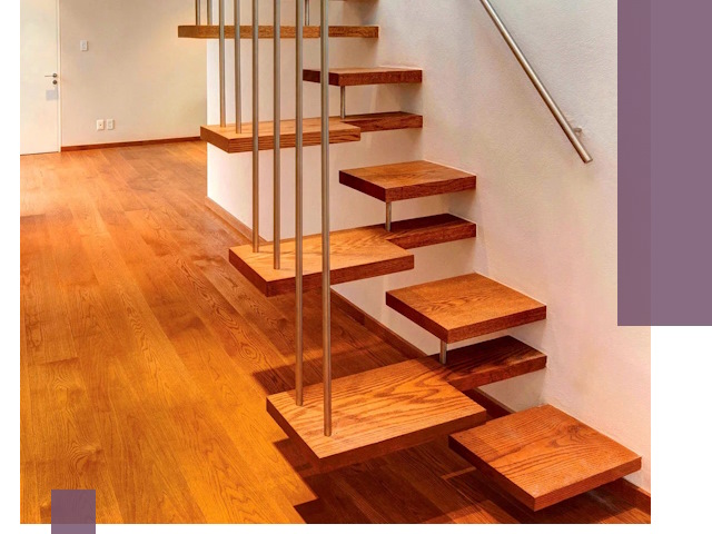 Лестницы «гусиный шаг» на заказ в Назарове для узких пространств