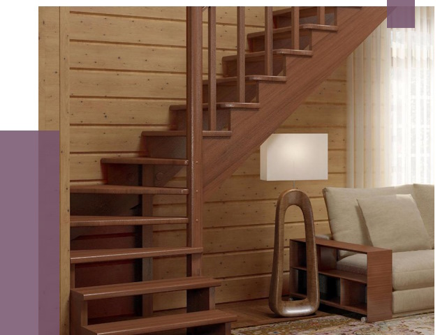 Лестницы эконом класса в Назарове от 18346 руб. бюджетные решения