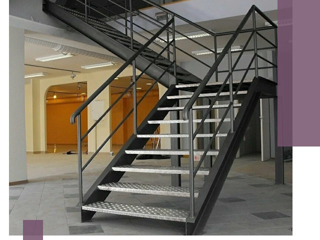 Лестницы для офиса в Назарове: изготовление, монтаж, демонтаж