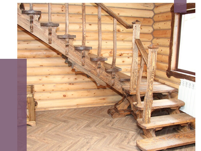 Лестницы в баню в Назарове от 19220 руб. — изготовление | ПРОЛЁТ-Нрв