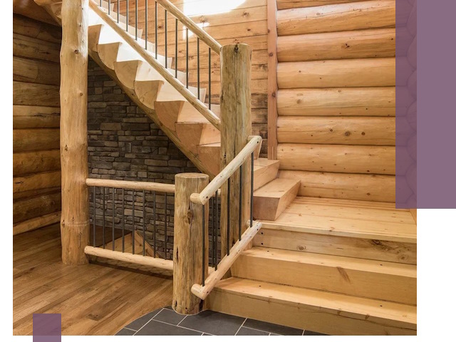 Лестницы в баню под заказ и профессиональный монтаж в Назарове
