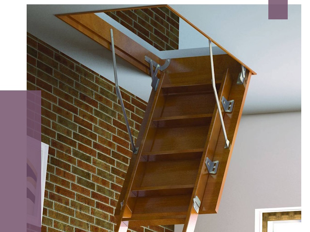 Установка чердачной лестницы в Назарове от 7863 руб. | ПРОЛЁТ-Нрв