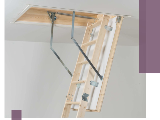 Установка чердачной лестницы под ключ в Назарове