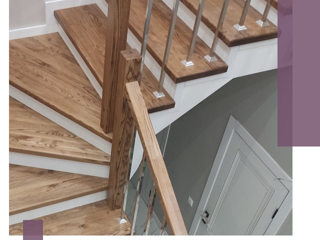 Обшивка металлических лестниц под ключ в Назарове