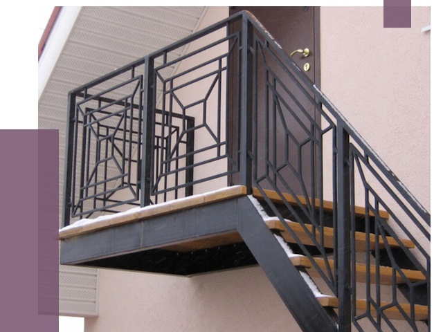 Металлические перила в Назарове от 4317 руб.  | ПРОЛЁТ-Нрв