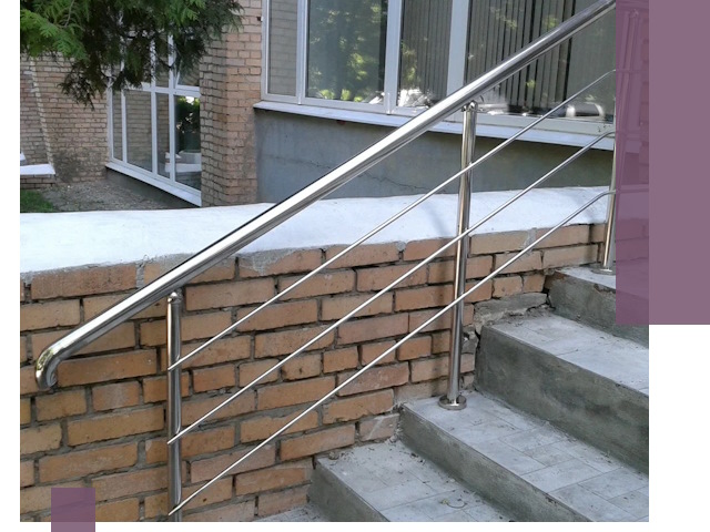 Перила из нержавеющей стали высокого качества в Назарове