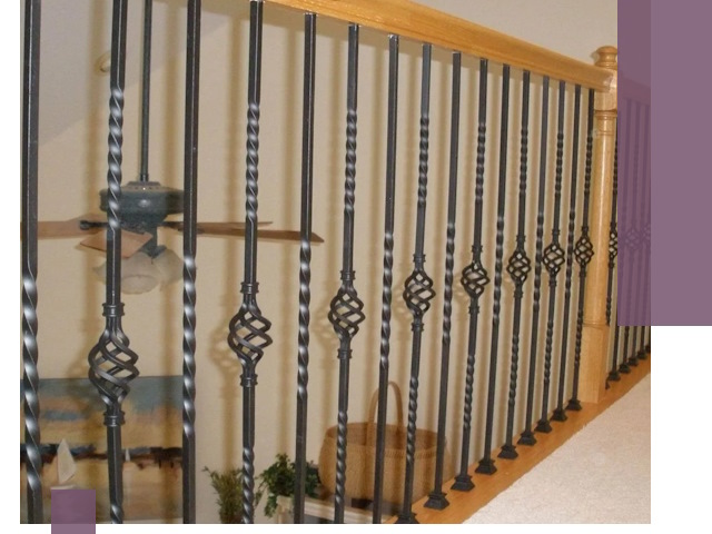 Изготовление и монтаж кованных перил в Назарове под ключ