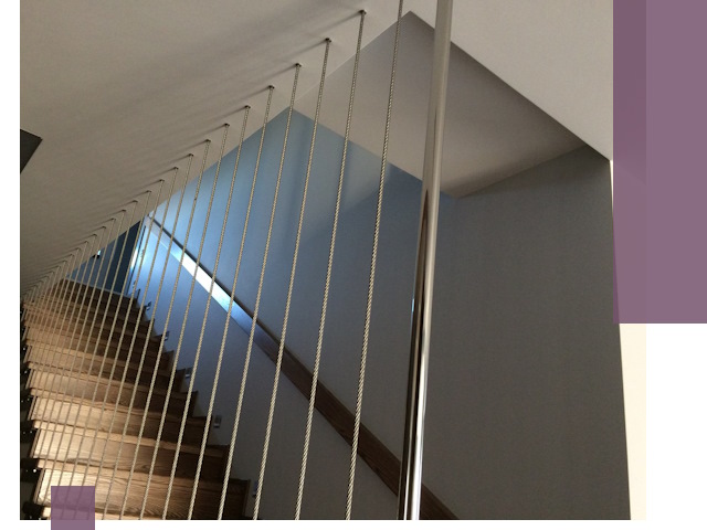 Тросовые перила под ключ в Назарове — производство и монтаж