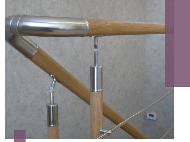 Комбинированные перила на заказ в Назарове — монтаж и производство