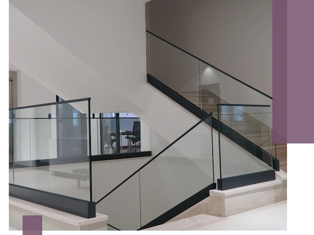 Стеклянные перила премиум-класса с установкой в Назарове