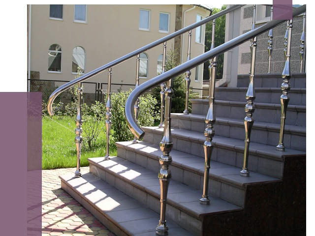 Перила для крыльца в Назарове от 10792 руб. — монтаж ПРОЛЁТ-Нрв