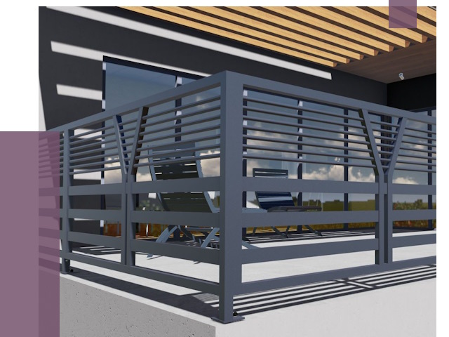 Изготовление балконных ограждений в Назарове от 10792 руб. | ПРОЛЁТ-Нрв