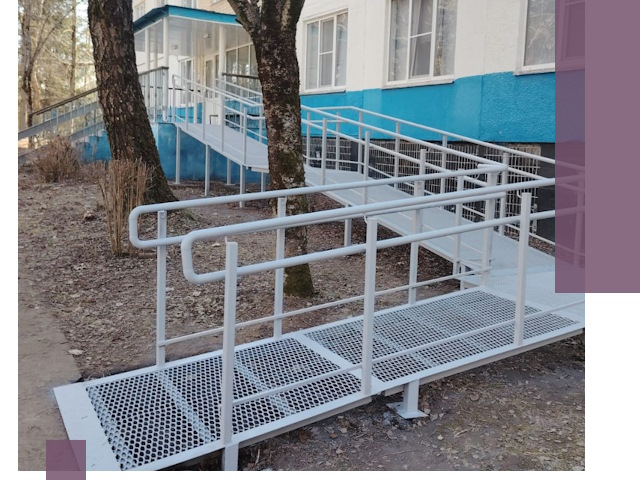 Пандусы под ключ в Назарове: изготовление, монтаж и демонтаж