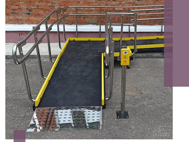 Изготовление наклонных пандусов для инвалидов в Назарове