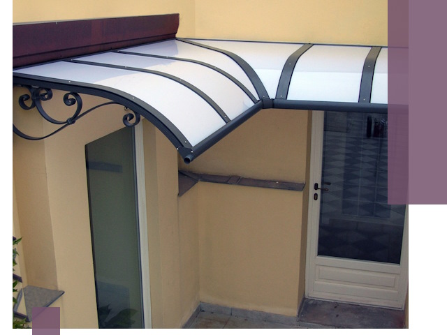 Монтаж козырьков любой сложности в Назарове под ключ