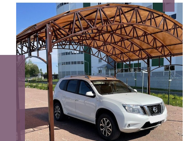 Недорогие навесы в Назарове от 43168 руб.  | ПРОЛЁТ-Нрв