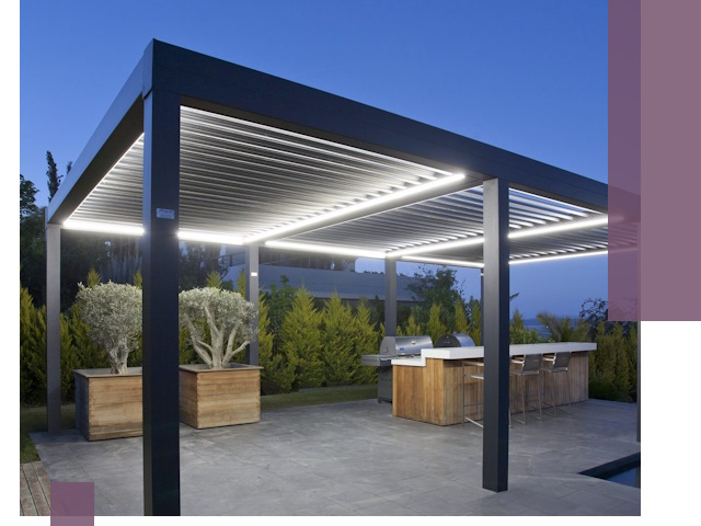 Навесы отдельно стоящие под ключ в Назарове из металла и поликарбоната