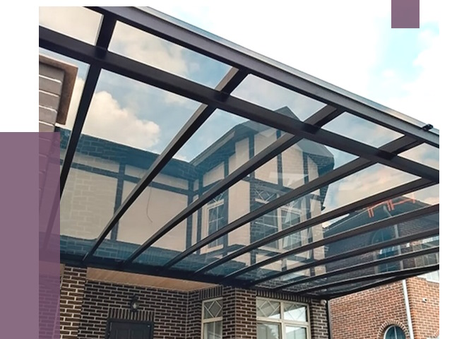 Навесы из поликарбоната в Назарове от 8654 руб. под ключ — ПРОЛЁТ-Нрв