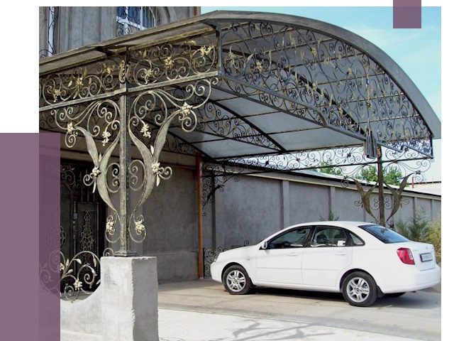 Кованые навесы в Назарове от 14646 руб. | ПРОЛЁТ-Нрв