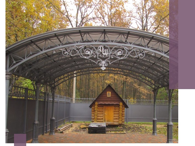 Кованые навесы премиум-класса под заказ в Назарове