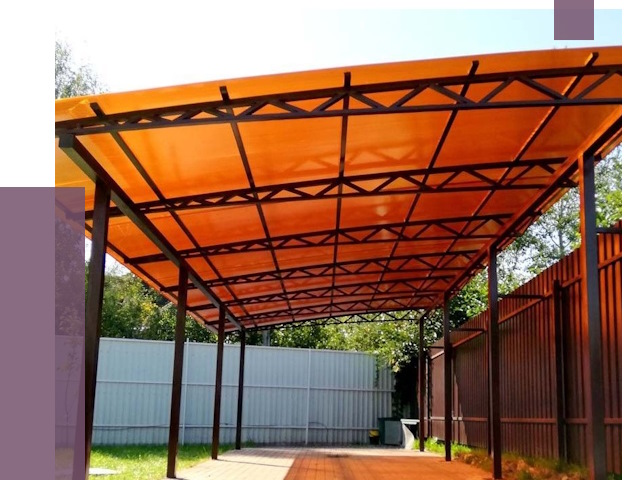 Односкатные навесы под ключ в Назарове от 13207 руб. 