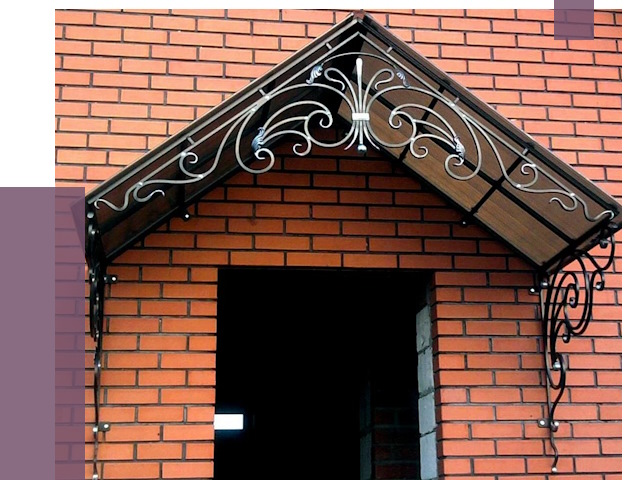 Металлические козырьки в Назарове от 10741 руб. 