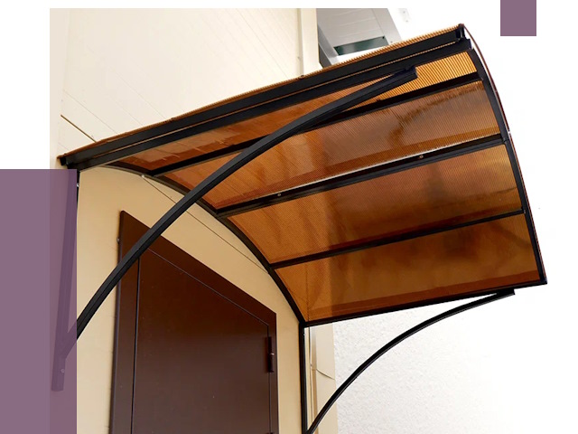 Недорогие козырьки в Назарове от 7626 руб.  | ПРОЛЁТ-Нрв