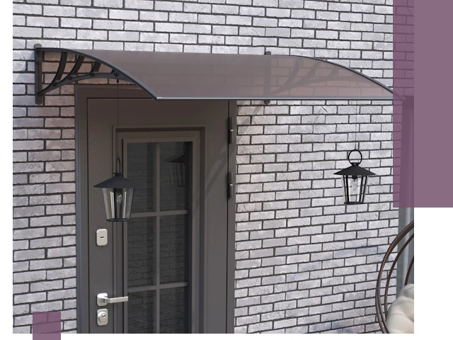 Недорогие козырьки и навесы под ключ в Назарове