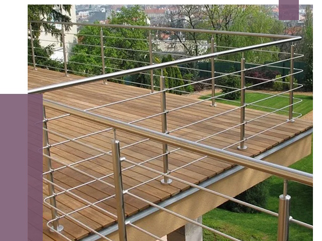 Алюминиевые парапеты в Назарове под ключ от 7811 руб. 