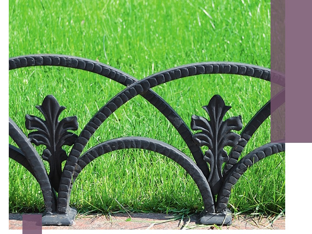 Декоративные металлические бордюры под ключ в Назарове