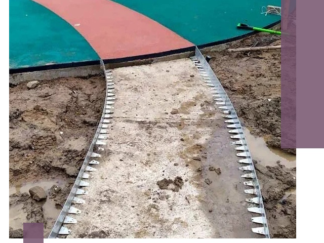 Металлические бордюры для дорожек в Назарове — монтаж и изготовление