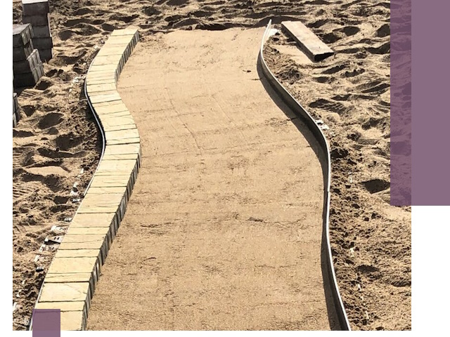 Металлические бордюры для тротуаров в Назарове — прочные и долговечные