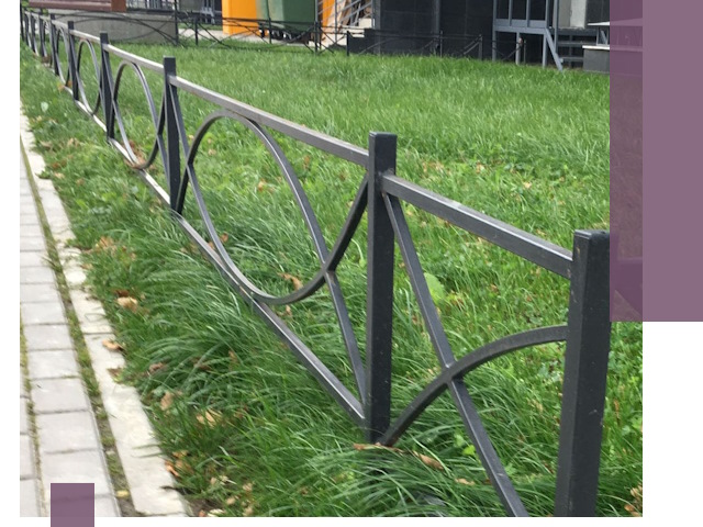 Газонные ограждения из металла в Назарове — монтаж и продажа