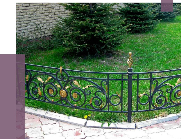 Кованые газонные ограждения в Назарове от 7657 руб. — ПРОЛЁТ-Нрв