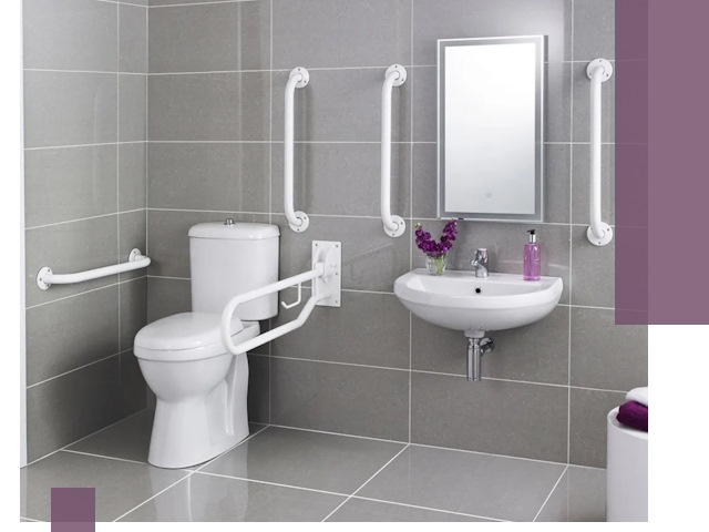 Поручни для санузлов в Назарове: установка, ремонт и монтаж