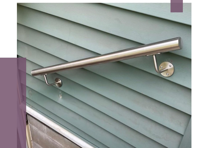 Поручни из нержавеющей стали в Назарове от 7709 руб.  | ПРОЛЁТ-Нрв